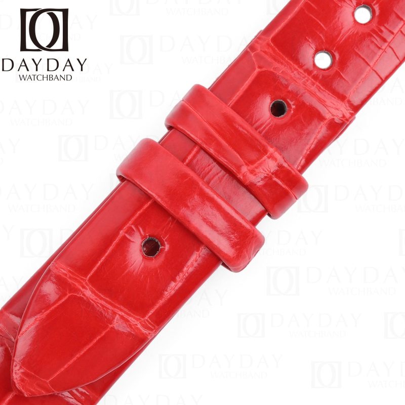 Custom leather watch strap for Piaget Possession Women alligator watchband