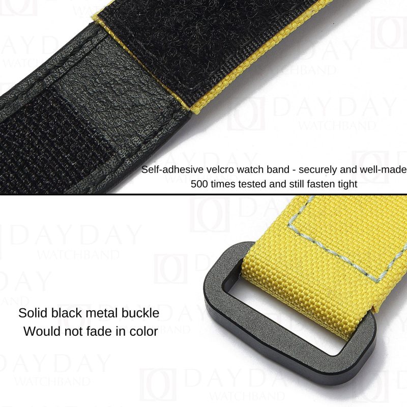 Custom replacement canvas nylon watchbands for Apple watches