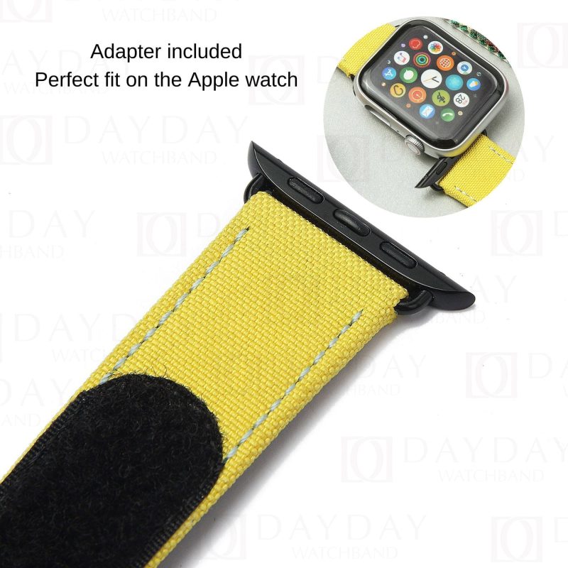 Custom replacement canvas nylon watchbands for Apple straps