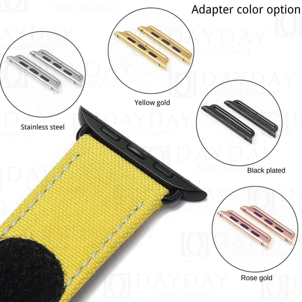 Custom replacement canvas nylon watchbands for Apple straps