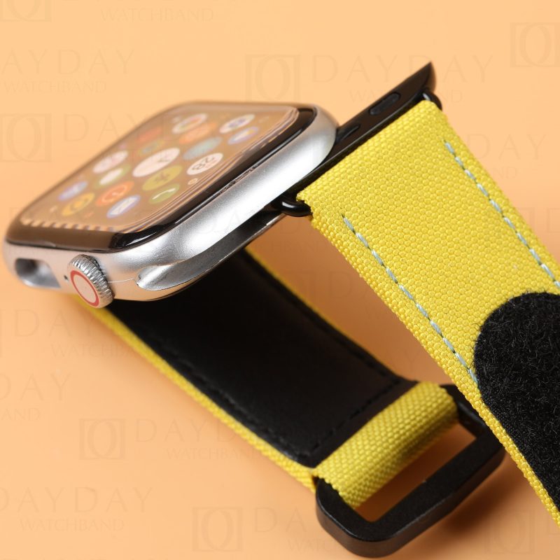 Custom replacement canvas nylon watch band for Apple straps