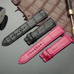 Custom single tour alligator leather strap replacement for Hermes Cape cod Heure H single watchbands