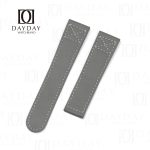 Handmade Grey Leather Strap for Oris Aviation BC4 watch band 20mm 21mm 22mm