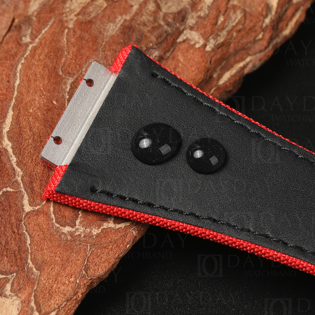 Hublot Spirit of Big Bang velcro watch strap with black calfskin waterproof lining