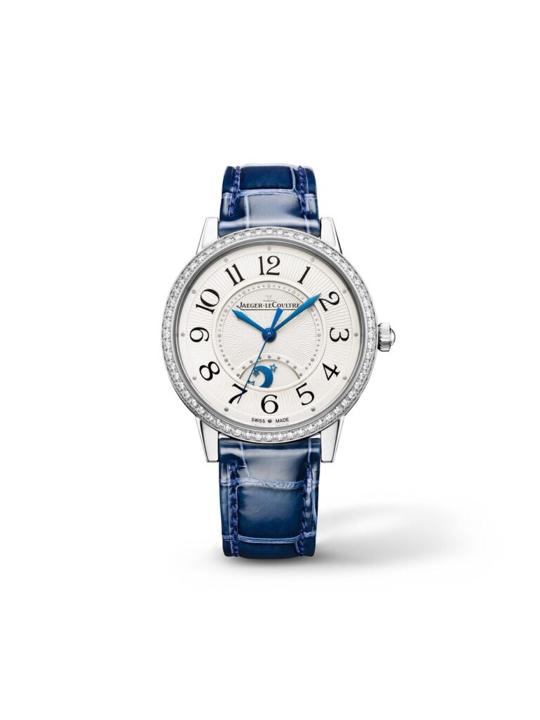 Jaeger-LeCoultre Rendez Vous with blue alligator leather strap
