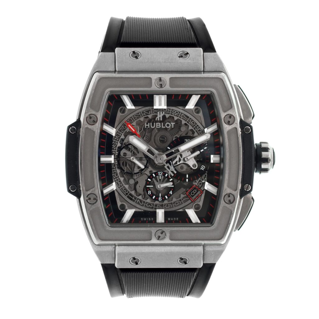 black watch strap replacement for Hublot Spirit for Big Bang