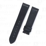 Cutsom black vintage sude leather replacement watchband for Rolex Hermes Omega straps