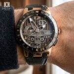 Bespoke Replacement black Belly Scale Alligator Leather Watch Strap For Ulysse Nardin El Toro Executive
