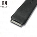 Black calfskin leather watch bands custom strap for Richard Mille RM005 007 010 011 016 030 035 055 067