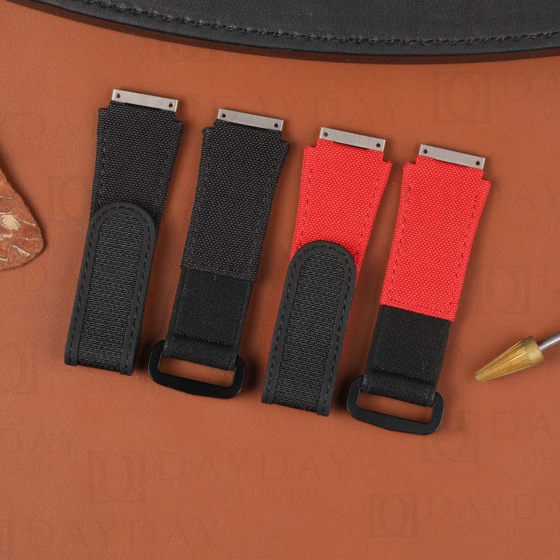 Buy Custom replacement velcro canvas nylon watch band for Richard Mille strap (2)