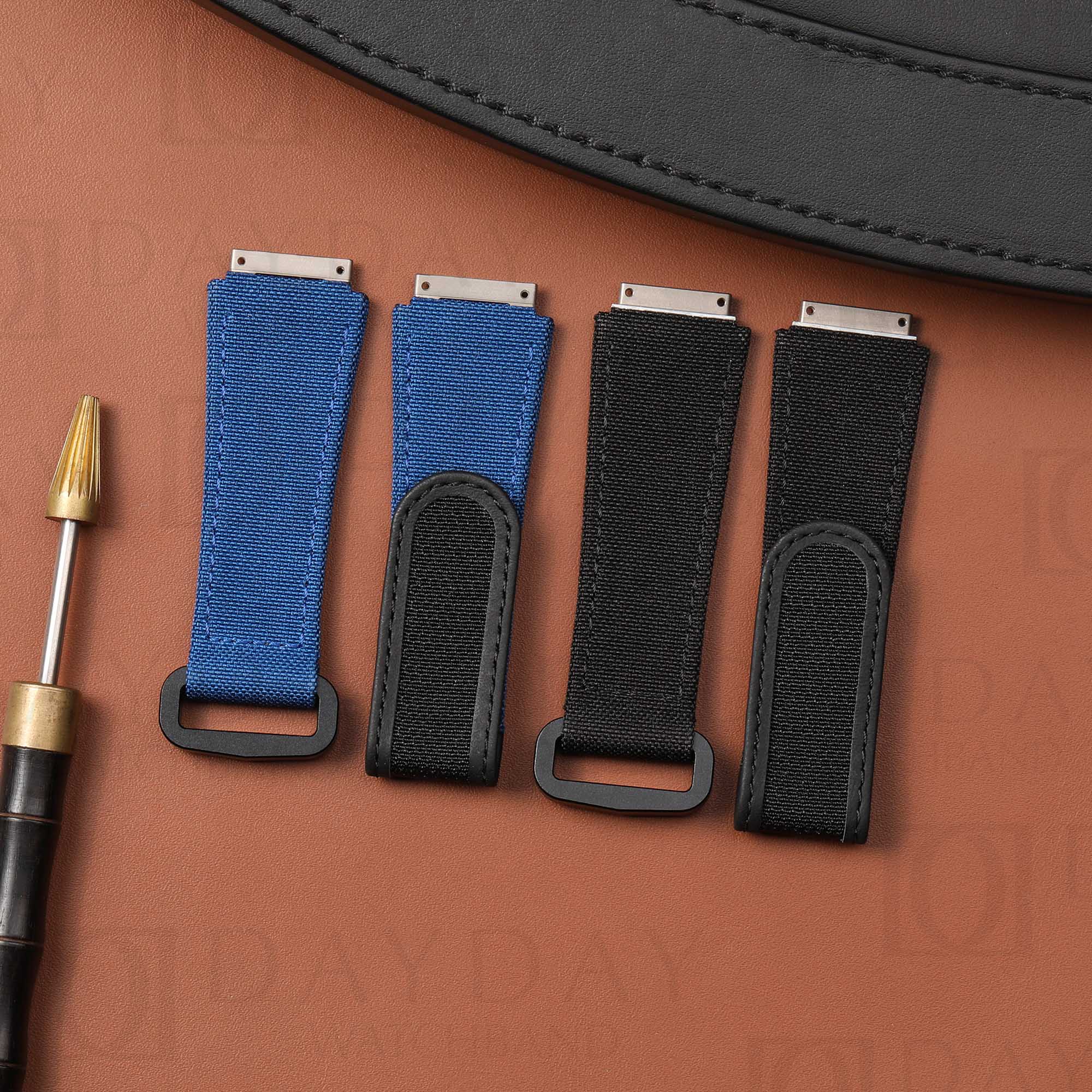 Buy Custom replacement velcro canvas nylon watch band for Richard Mille strap