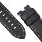 Buy Handmade Alligator Crocodile black leather straps for Panerai replacement watch strap (7)