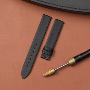 Buy Handmade black Satin with peach lining watch strap for Piaget Possession Women bands (1)