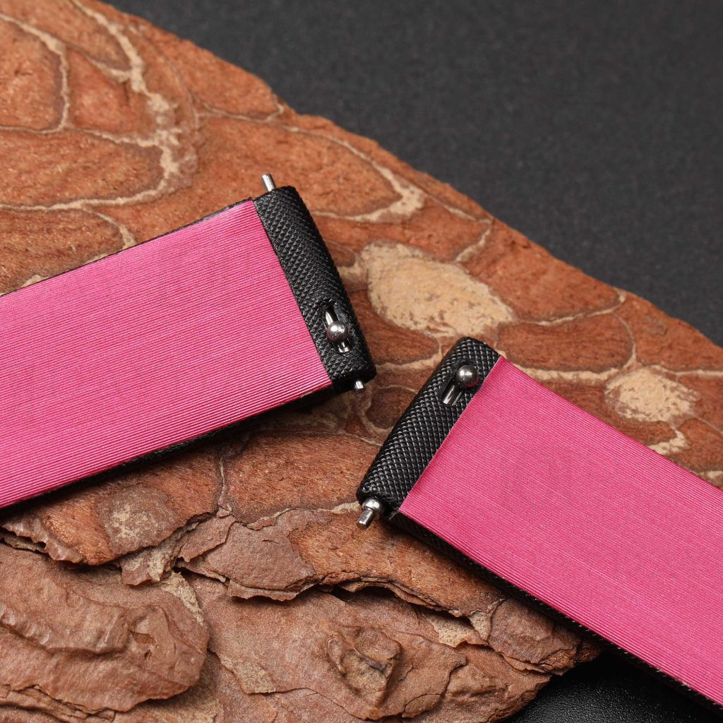Buy Handmade black Satin with peach lining watch strap for Piaget Possession Women bands (2)