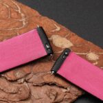 Buy Handmade black Satin with peach lining watch strap for Piaget Possession Women bands (2)
