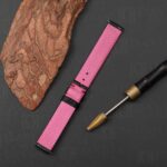 Buy Handmade black Satin with peach lining watch strap for Piaget Possession Women bands (4)