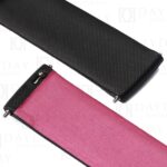 Buy Handmade black Satin with peach lining watch strap for Piaget Possession Women bands (5)