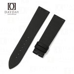 Custom Black Satin replacement leather watch straps for Piaget Limelight Magic hour bands