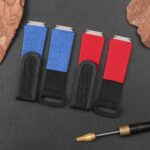 Custom Red Blue replacement canvas velcro watch straps for Richard Mille band (2)