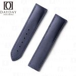 Custom blue canvas nylon replacement watchband for Omega Speedmaster Seamaster strap