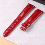 Custom handmade red crocodile leather straps for Zenith ELITE STAR watchbands