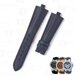Custom high-end quality blue nylon canvas replacement watchbands for Bvlgari Diagono straps