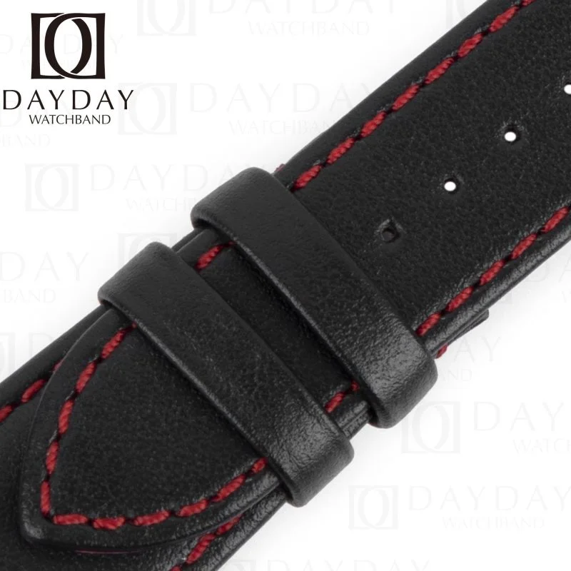 Custom handmade black best leather watch bands replacement for Tudor Heritage BB Black Bay 58 36 41 GMT 18mm 20mm 22mm 24mm straps