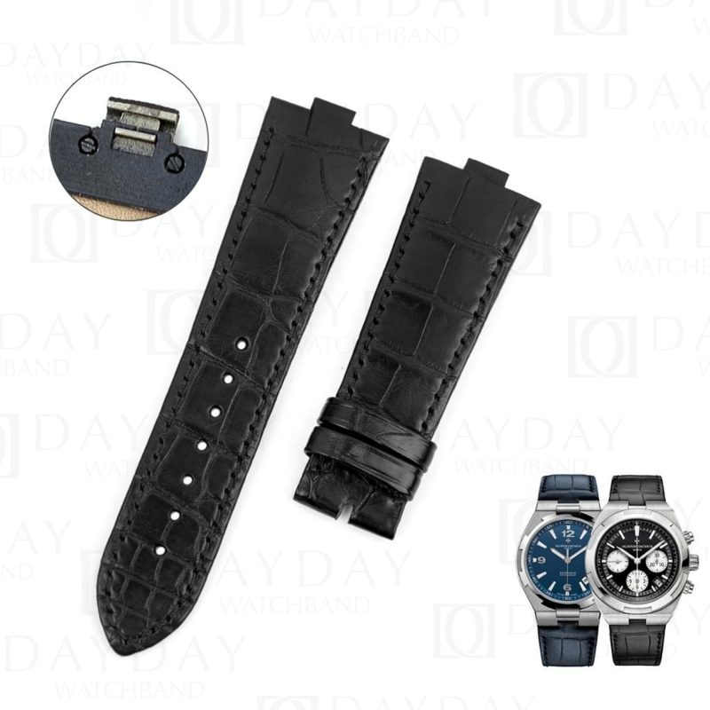 Custom black quick switch release adapter designed watchbands for Vacheron Constantin overseas New straps