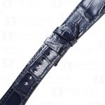 Custom replacement Belly-scale alligator leather watch bands for Hermes Cape Cod Heure H straps