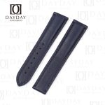 Custom replacement Blue calfskin leather watch band for Omega Seamaster Speedmaster straps 18mm 20mm