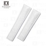 Custom replacement White belly-scale alligator leather watchbands for TAG Heuer strap