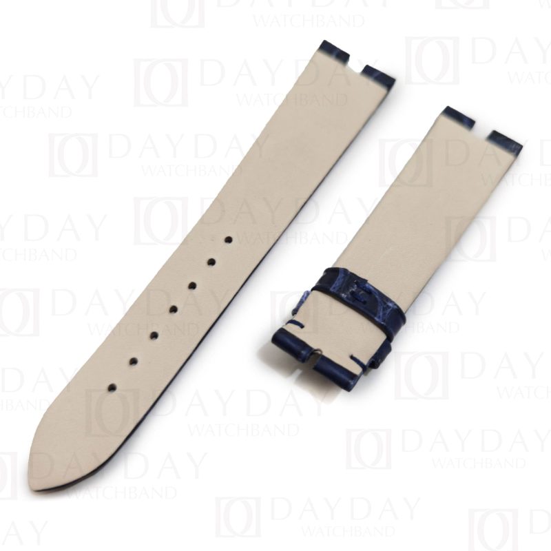 Custom replacement alligator learher watch band for Vancleef & Arpels Poetic Complications straps