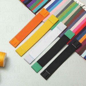 Custom replacement elastic canvas nylon watchbands for Omega Swatch NEW 2022 Speedmaster strap