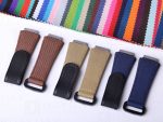 Custom replacement velcro canvas nylon watch bands for Richard Mille straps