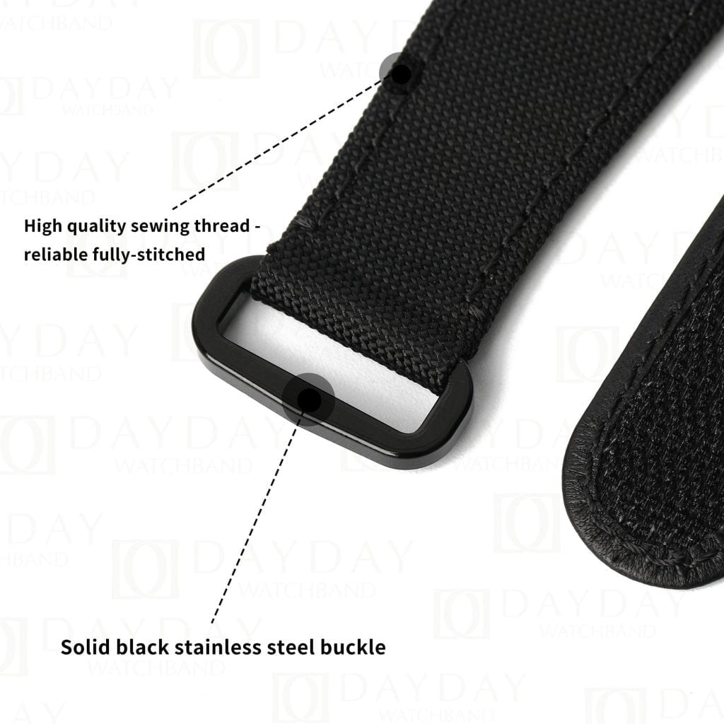 Custom replacement velcro canvas nylon watch bands for Richard Mille strap