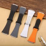 Custom replacement velcro canvas nylon watchbands for Richard Mille straps RM016 (1)