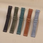 Custom replacement vintage suede leather watchband for Rolex Submariner, Datejust, Day-date, Sky-Dweller straps
