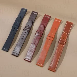 Custom leather replacement watch band for Rolex Submariner