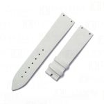 Custom white Satin replacement leather watch straps for Piaget Limelight Magic hour bands