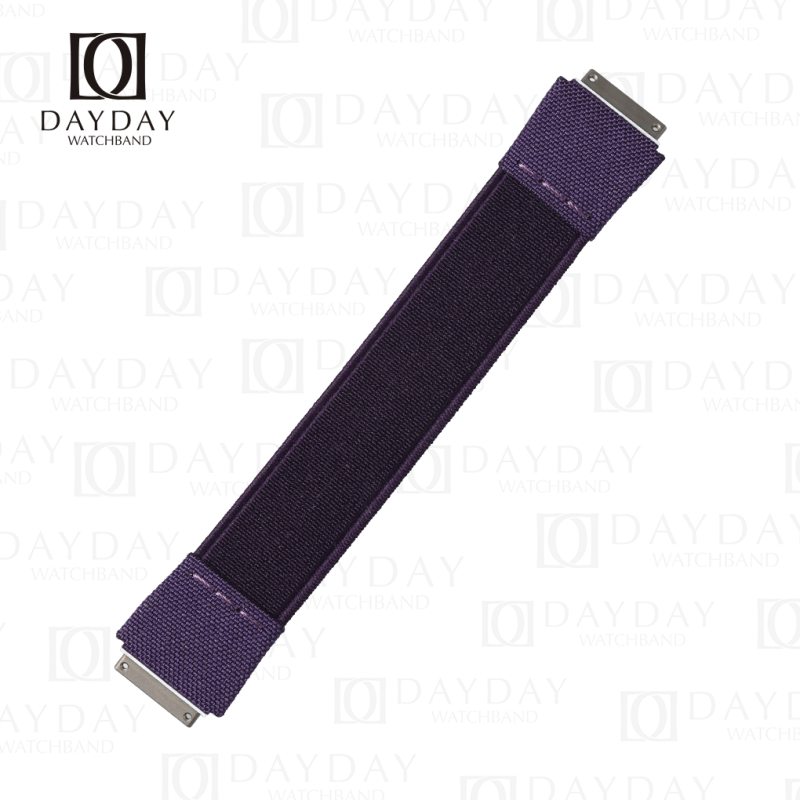 Customized Richard Mille elastic Purple straps Nylon watchbands fit RM 035 030 055 011 067