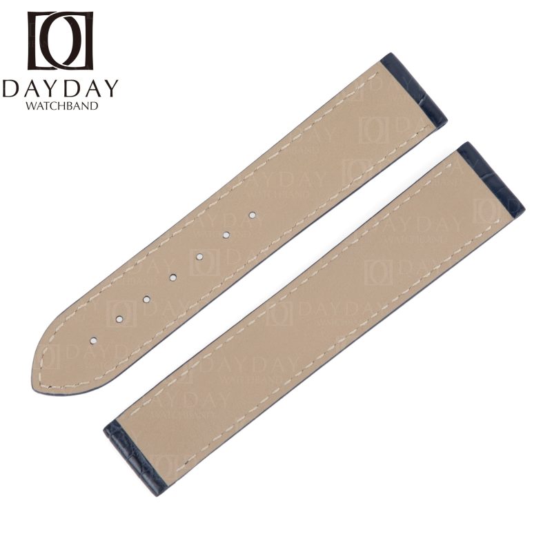 Handmade replacement crocodile alligator leather watch straps for Omega Speedmaster watchbands