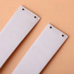 Custom White Satin replacement leather watch strap for Piaget Limelight Magic hour bands