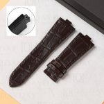 Replacement custom brown alligator leather watch band for Vacheron Constaintin VCO overseas strap