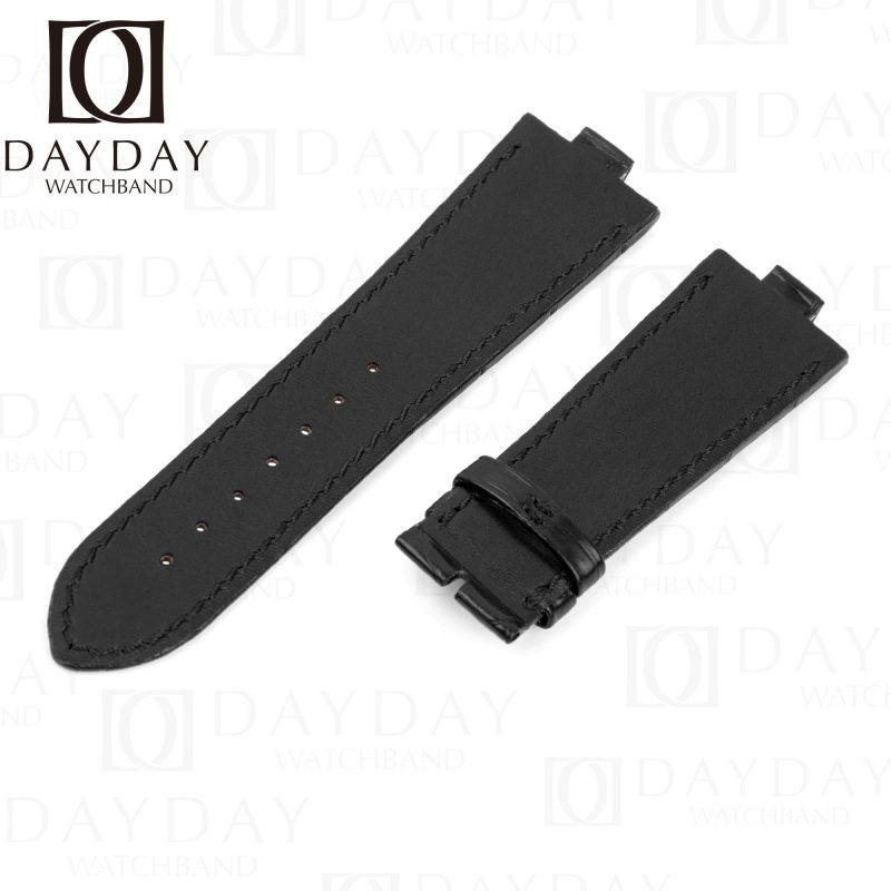 Replacement custom alligator leather watchband for Vacheron Constaintin VCO overseas straps