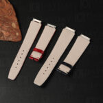 Richard Mille RM leather replacement strap with waterproof calfskin lining