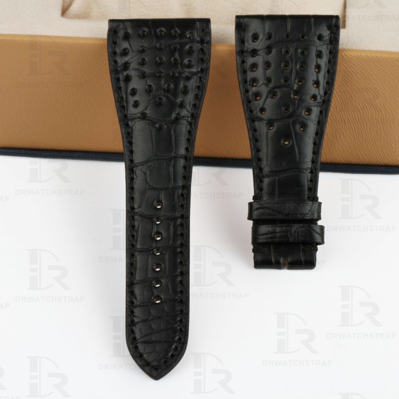 Custom belly scale alligator leather strap for Roger Dubuis Golden Square (Multi-colors)