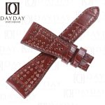 Roger Dubuis Golden Square brown alligator leather watchbands replacement strap for sale 30mm