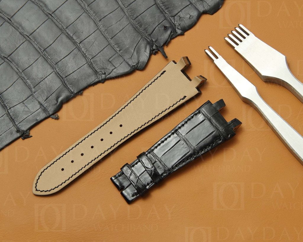 Ulysse Nardin alligator leather strap replacement watchband