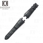 Ulysse Nardin alligator black leather straps replacement watchbands