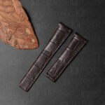 daydaywatchband custom brown crocodile leather strap band for Tag Heuer carrera 5 16